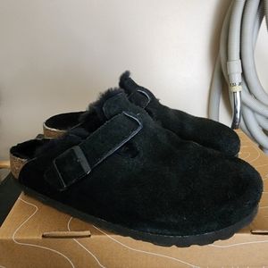 Birkenstock Boston fur sz 37 6 6.5